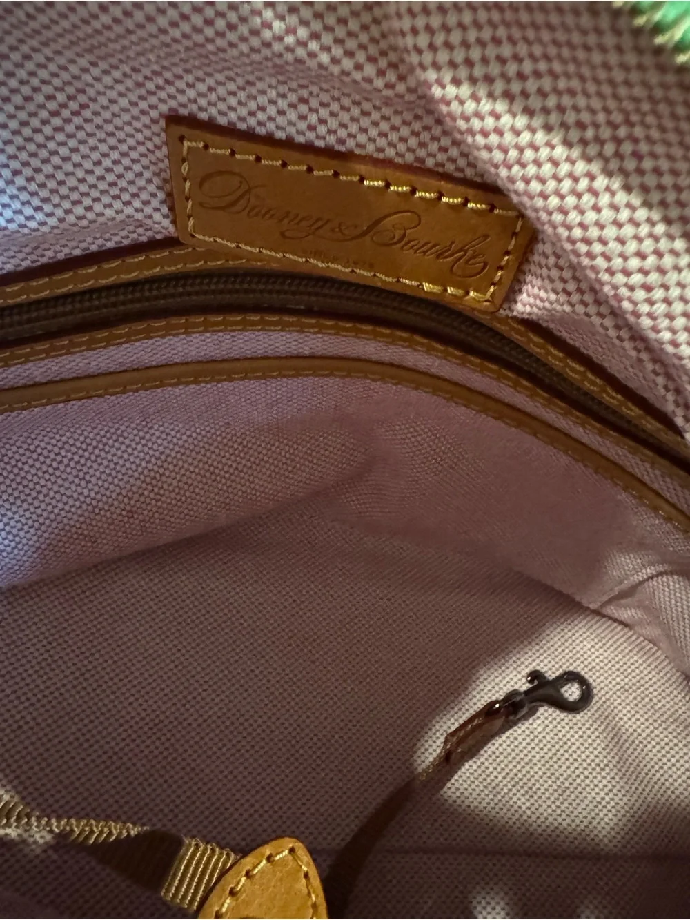 Dooney & Bourke Pebble Leather Satchel